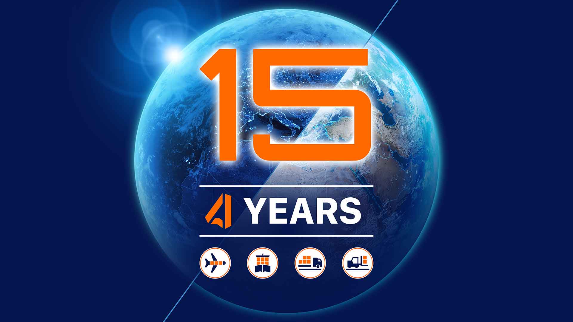 15 Years ACS Logistics Illustration